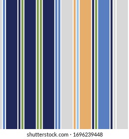 Vertical Stripes Seamless Pattern. Male, Female, Childrens Modern Fashion Fabric. Autumn Winter Business Suit Vertical Line Pattern. Cool Lines Endless Design. Summer, Spring Seamless Stripes Texture