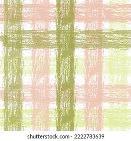 Vertical stripes of thick and thin paint or ink lines seamless vector pattern on white. Brush stroke stripes vertical pattern for clothes textile fabric. Grunge striped modern ink line art.