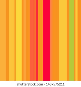 vertical stripes unevenly distributed across an orange background vector. Simple fall, autumn color background. 