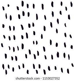 vertical stroke drawn black felt pen doodle pattern