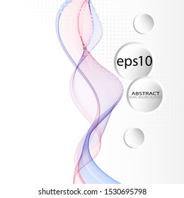 
Vertical stylish wave on an abstract background. Design element