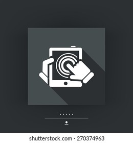 Vertical tablet touch