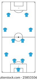 Vertical tactical soccer field design