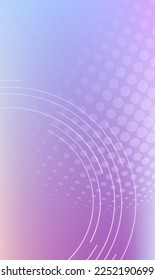 Vertical template background with light gradient halftone lines, dots 
and circle for glowing-theme poster, digital business banner, official 
invitation, hd poverpoint presentation. EPS10 vector