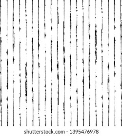 Vertical textured Stripes. Vector isolated grunge lines