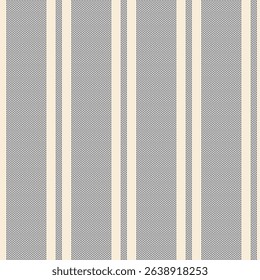 Vertical Ticking Stripes SEamless Vector Pattern Background on Ivory