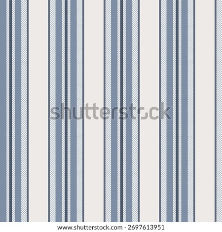 Vertical Ticking Stripes Vector Seamless Background