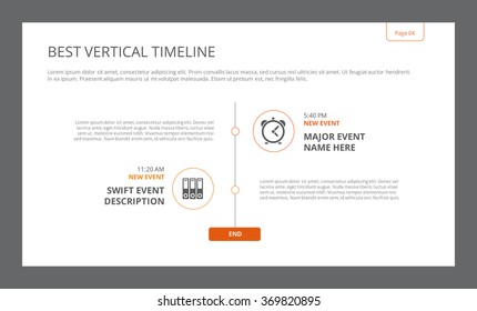 Vertical Timeline Infographic Template