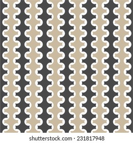 Vertical toothed pattern, seamless background with circle elements.