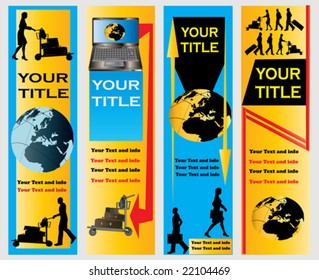 Vertical Travel Web Banner Templates