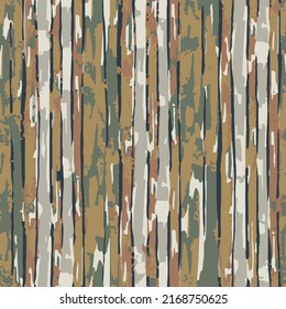 Fondo de banda vectorial irregular vertical. Resumen de patrón de textura a rayas multicolor verde y amarillo.