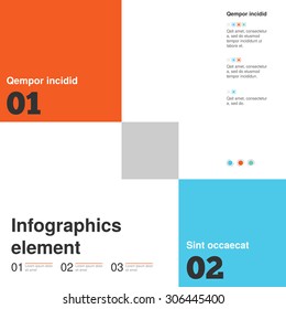 vertical vector chart template.business infographics elements.