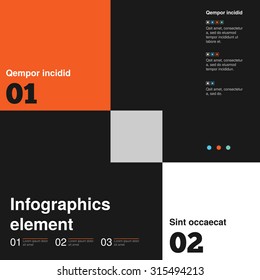 vertical vector chart template.business infographics elements.
