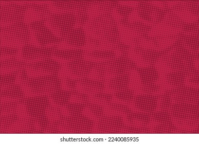 Vertical vector gradient viva magenta trendy 2023 color comic pop-art halftone background template, texture. Vector illustration Geometric vintage monochrome fade wallpaper. Pop art