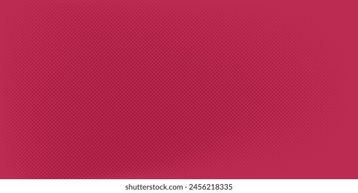 Vertical vector gradient viva magenta trendy 2023 color comic pop-art halftone background template, texture. Vector illustration Geometric vintage monochrome fade wallpaper. Pop art print. Dotted