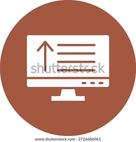 Vertical Vector Icon Design Illustration