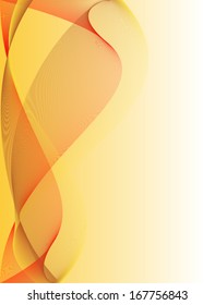 Vertical vector orange abstract background, blend