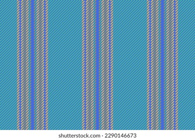 Banda vectorial vertical. Las líneas de tejido no tienen fisuras. Fondo de patrón de textura textil en colores azul y amarillo.