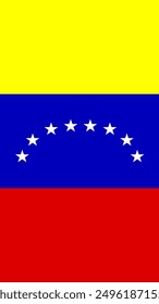Vertical Venezuela Flagge, Flagge von Venezuela