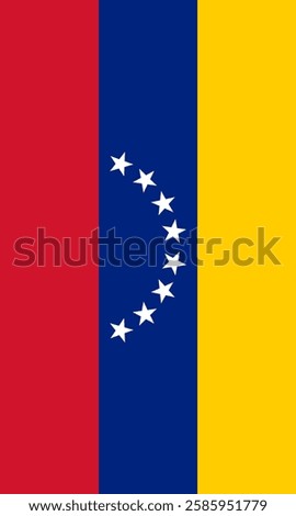 Vertical Venezuela Flag Vector Images
