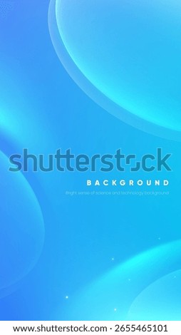 Vertical version of the abstract style sense of background in the future