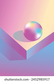 Vertical Vibrant gradient background vector.  Abstract trendy modern design
Wallpaper for landing page, covers, Brochures, flyers, Presentations,Banners. Vector illustration.