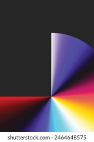 Vertical Vibrant gradient background vector.  Abstract trendy modern design wallpaper for landing page, covers, Brochures, flyers, Presentations,Banners. Vector illustration.