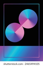 Vertical Vibrant gradient background vector.  Abstract trendy modern design wallpaper for landing page, covers, Brochures, flyers, Presentations,Banners. Vector illustration.