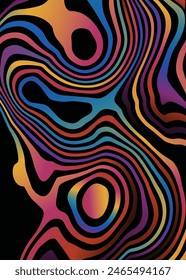 Vertical Vibrant gradient background vector.  Abstract trendy modern design wallpaper for landing page, covers, Brochures, flyers, Presentations,Banners. Vector illustration.