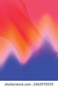 Vertical Vibrant gradient background vector.  Abstract trendy modern design wallpaper for landing page, covers, Brochures, flyers, Presentations,Poster, Banners. Vector illustration.