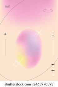 Vertical Vibrant gradient background vector.  Abstract trendy modern design wallpaper for landing page, covers, Brochures, flyers, Presentations,Poster, Banners. Vector illustration.