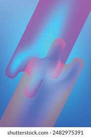 Vertical Vibrant gradient background vector.  Abstract trendy modern design wallpaper for landing page, covers, Brochures, flyers, Presentations,Poster, Banners. Vector art illustration.