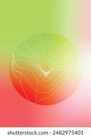 Vertical Vibrant gradient background vector.  Abstract trendy modern design wallpaper for landing page, covers, Brochures, flyers, Presentations,Poster, Banners. Vector art illustration.