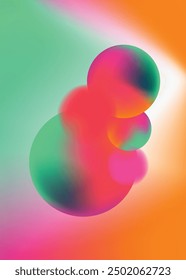 Vertical Vibrant gradient background vector. Abstract trendy modern design wallpaper for landing page, covers, Brochures, flyers, Presentations,Poster, Banners. Vector art illustration.