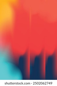 Vertical Vibrant gradient background vector. Abstract trendy modern design wallpaper for landing page, covers, Brochures, flyers, Presentations,Poster, Banners. Vector art illustration.