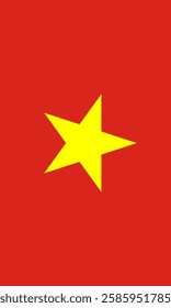 Vertical Vietnam Flag Vector Images