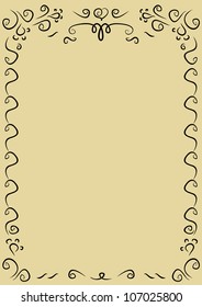 vertical vignette frame