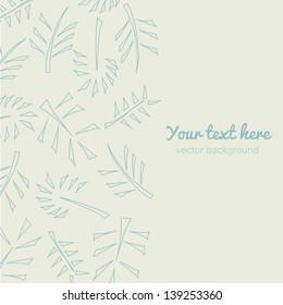 Vertical vintage background. Floral pattern