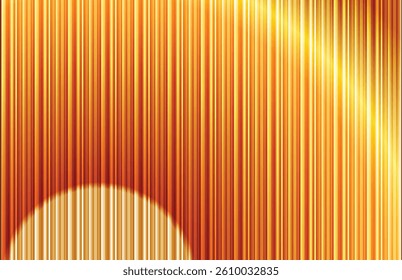 Vertical Warm Gradient Line Panels with Soft Curves – Perfect for Rustic and Nordic Interiors