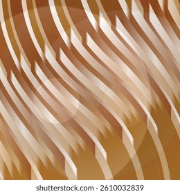 Vertical Warm Gradient Line Panels with Soft Curves – Perfect for Rustic and Nordic Interiors