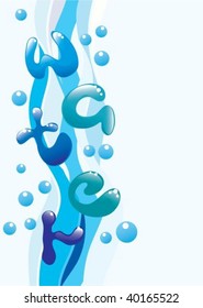 Vertical water background
