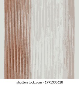 Vertical watercolor abstract speed ray line pattern. Seamless background. Earth tones colour vector elements on white background