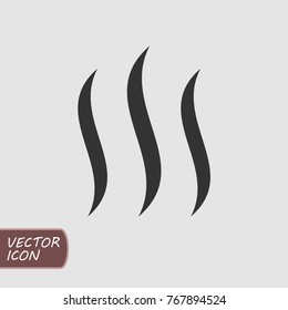Vertical wave icon vector.