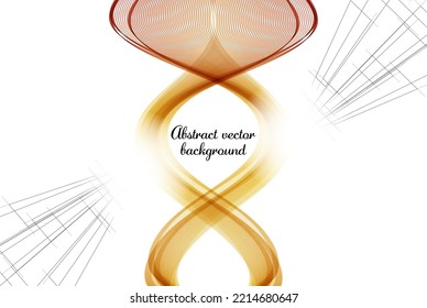 Líneas de onda verticales sobre fondo blanco, elemento de diseño para afiche, plantilla