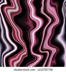 Vertical wave straped vector marbling seamless pattern