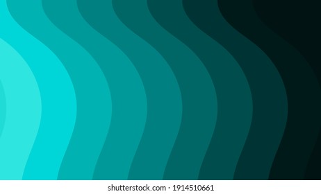 Vertical wavy line in gradient abstract background in blue color for cards, advertisement, web, online and social media template