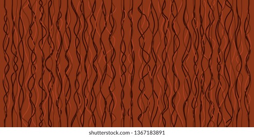 Vertical wavy lines. Vertical lines. Seamless background. Retro texture. Pattern for wallpaper and fabric. Vector graphics