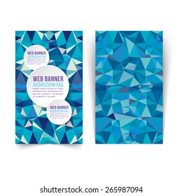 Vertical Web Banner, Card, Background