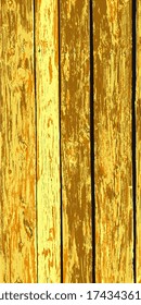 Vertical wood planks. Vintage ramming wood. Vintage antique background. Vector eps-10