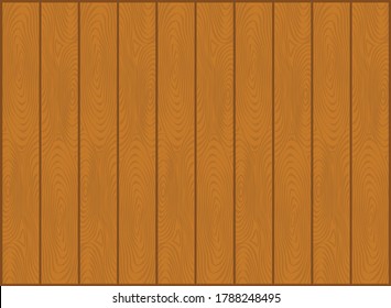 Vertical Wooden Board Texture Background Vector.